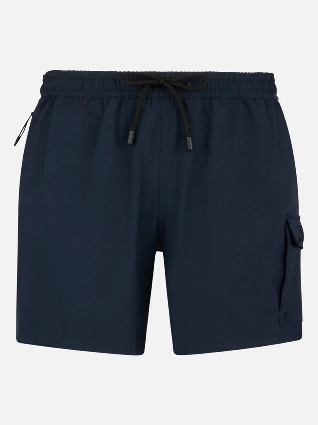 Costume mare Comfort Travel blu navy con ricamo palma
