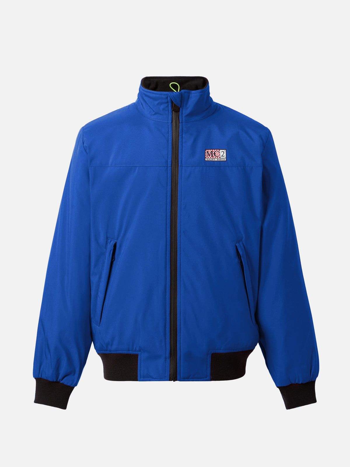 Bomber Country Jr blu con fodera effetto pelliccia product image 1