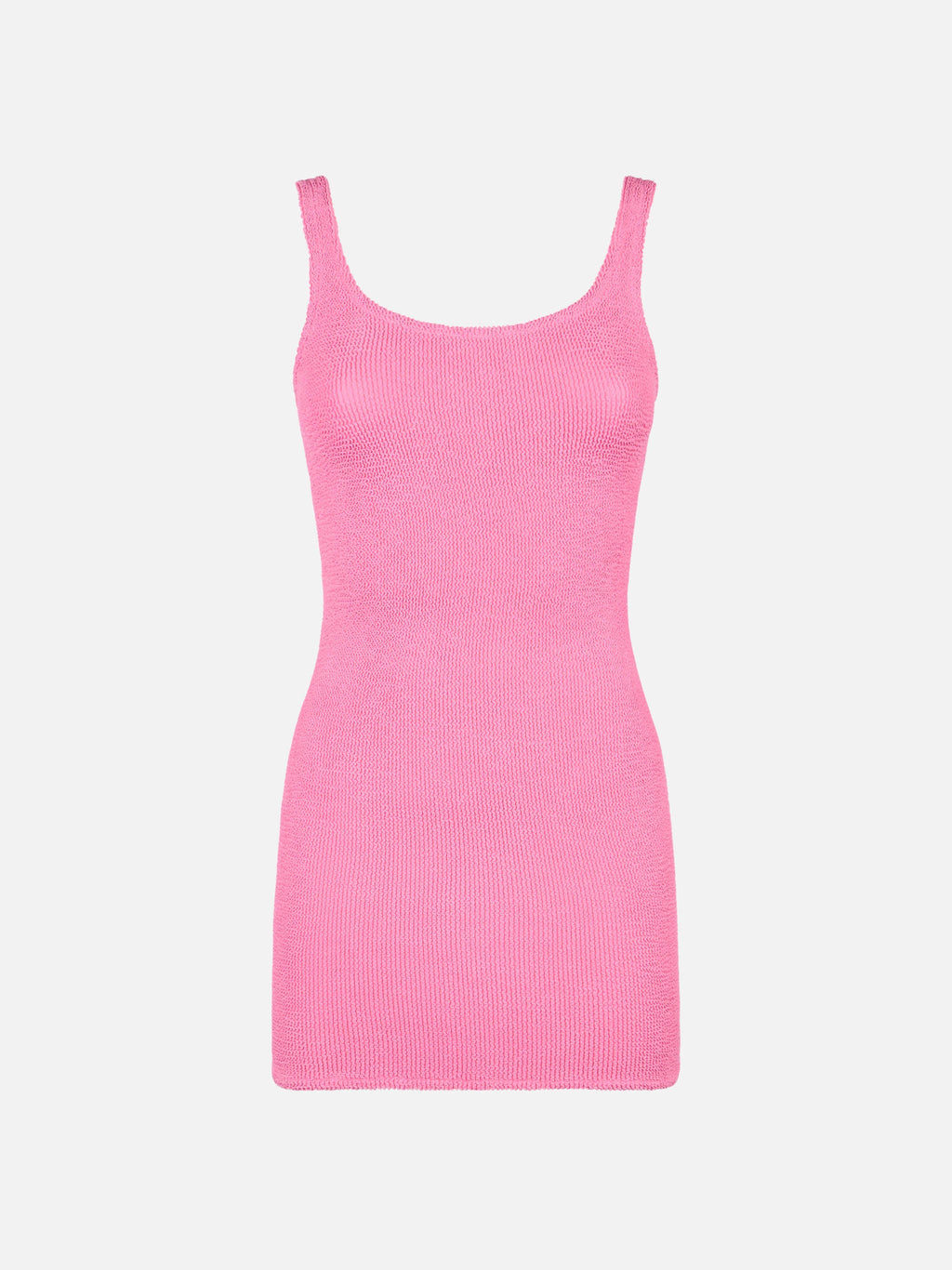 Abito Deana rosa in tessuto crinkle