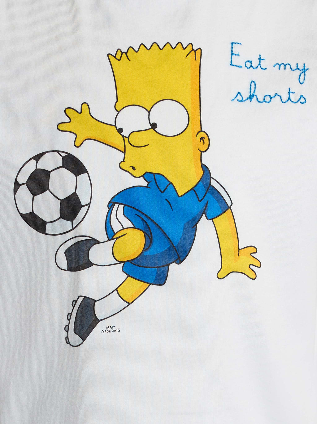 T-shirt Dean Jr bianca con stampa Bart calcio | Special product image 2
