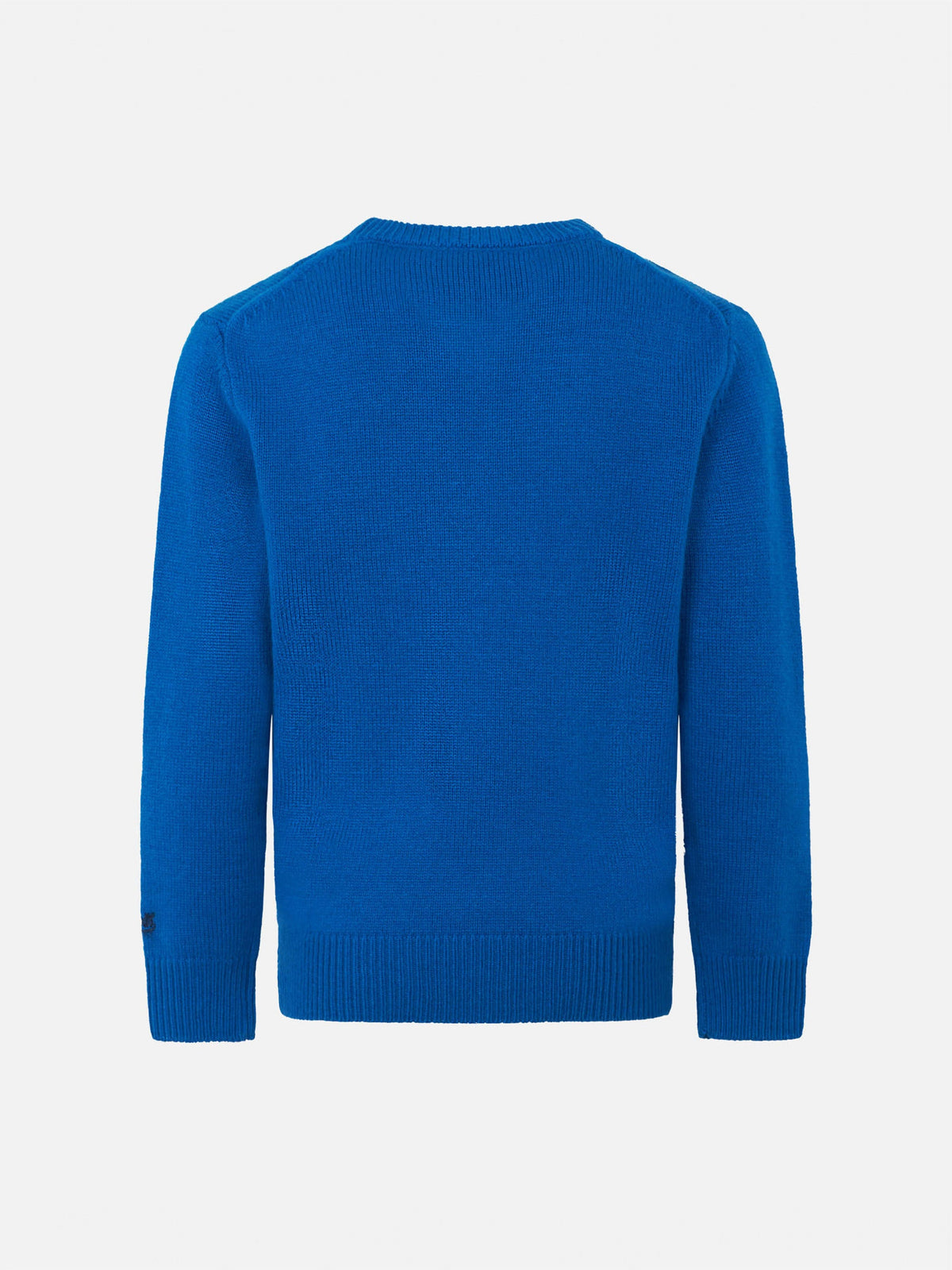 Maglione Douglas bluette con jacquard Snoopy padel | Special Edition