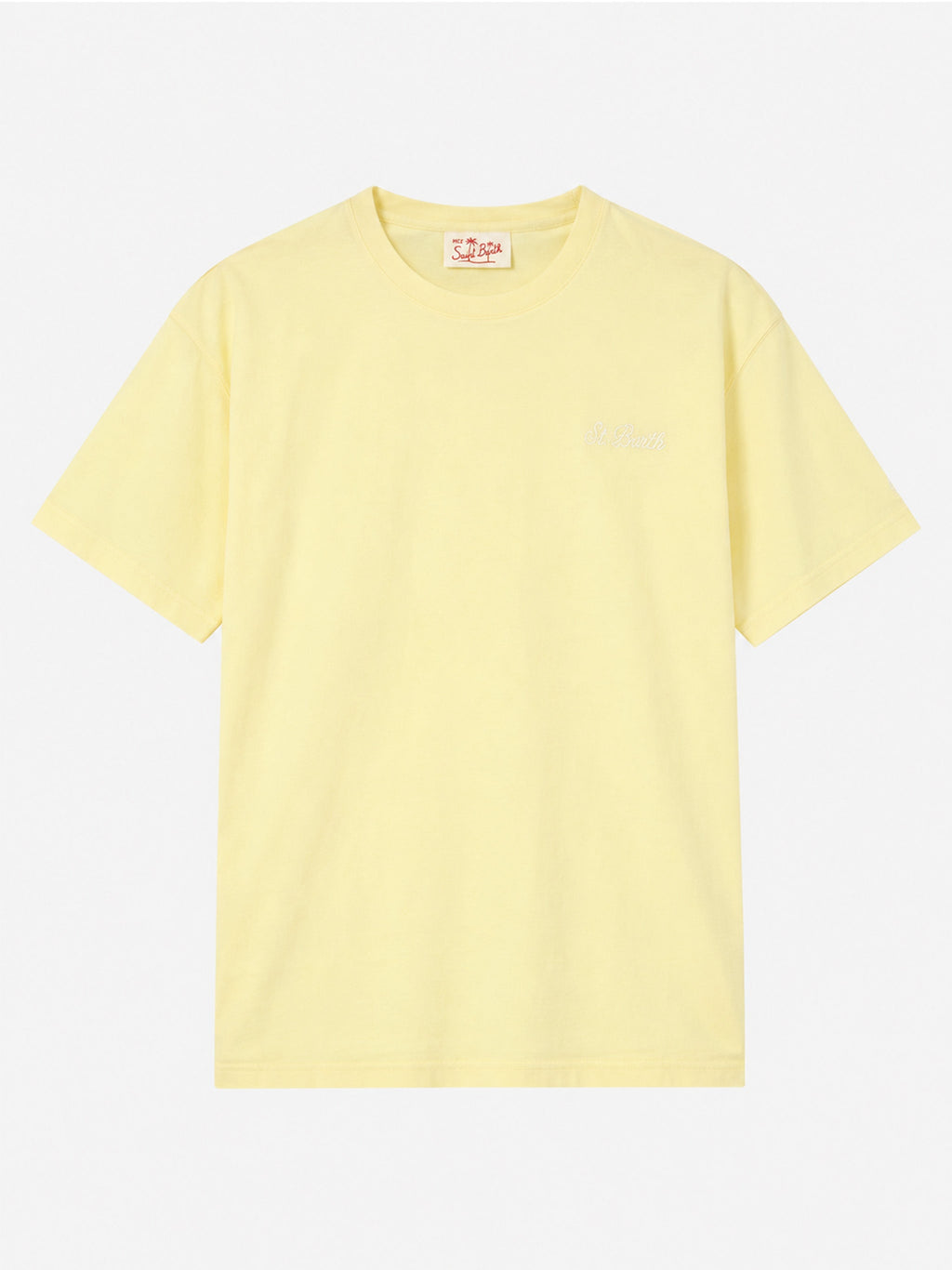 T-shirt Dover giallo chiaro con ricamo logo product image 1