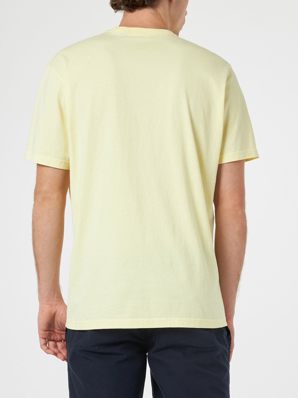 T-shirt Dover giallo chiaro con ricamo logo product image 4