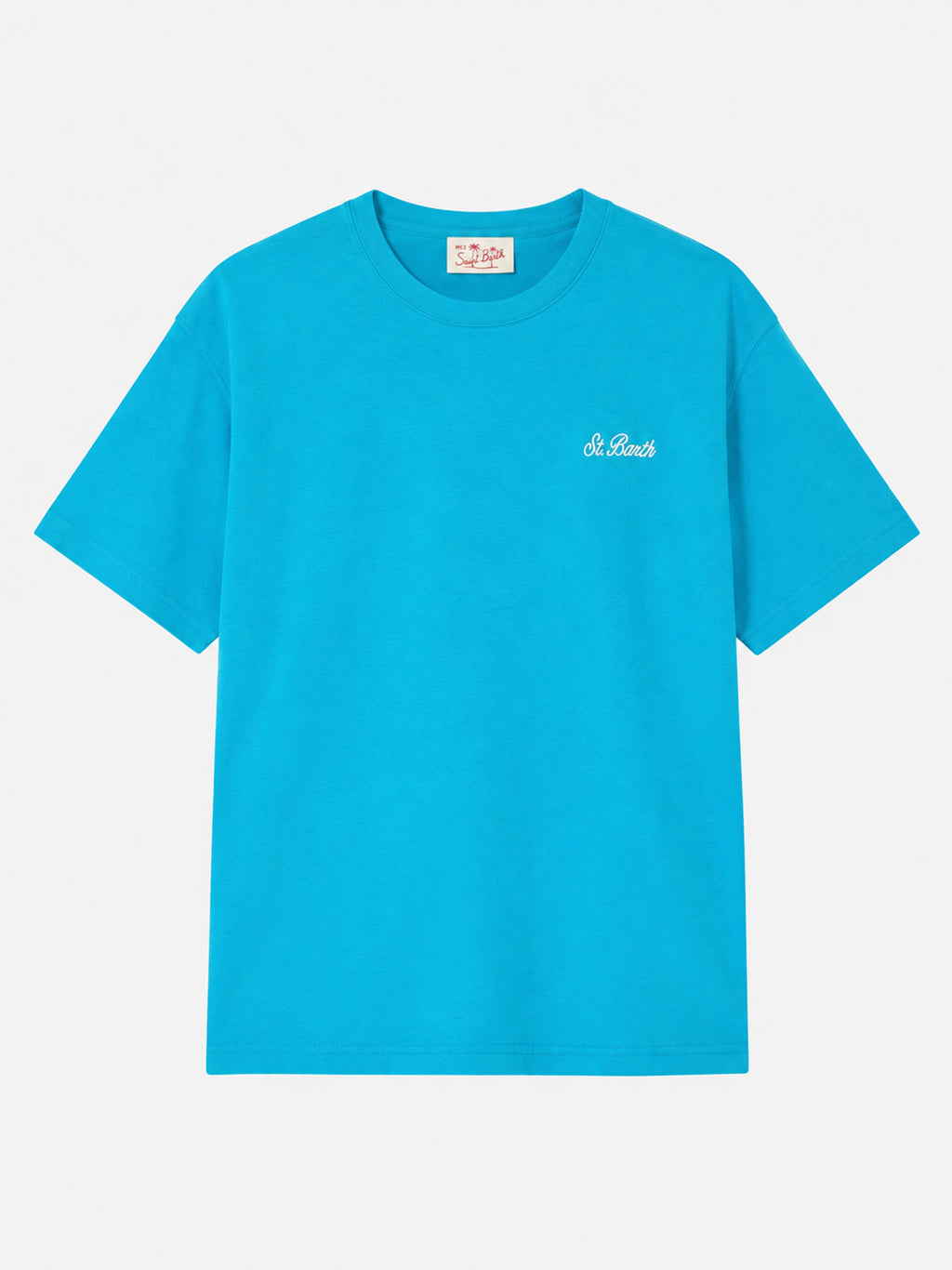 T-shirt Dover verde petrolio con ricamo logo product image 1