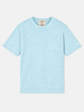 T-shirt Ecstasea verde acqua in lino product image 1