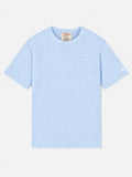 T-shirt Ecstasea azzurra in lino product image 1