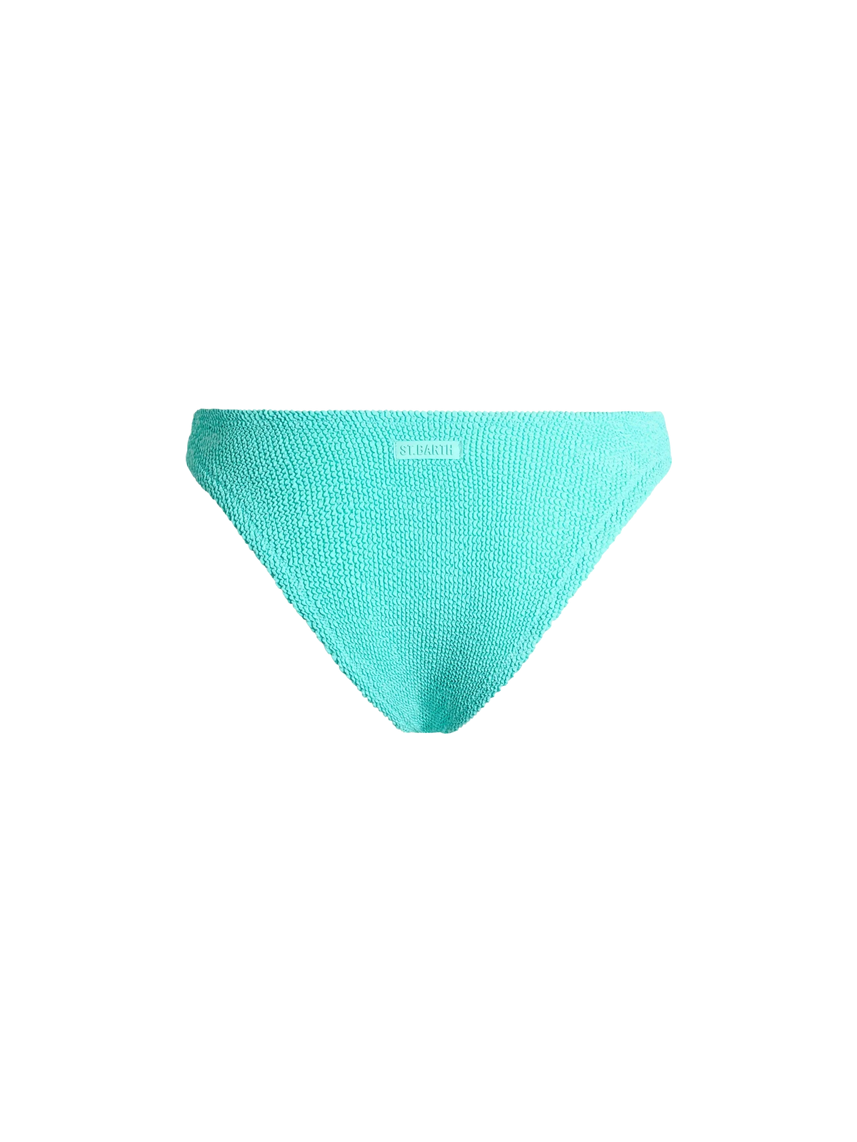 Slip mare Elise verde acqua in tessuto crinkle