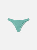 Slip mare classico Elise in crinkle verde salvia