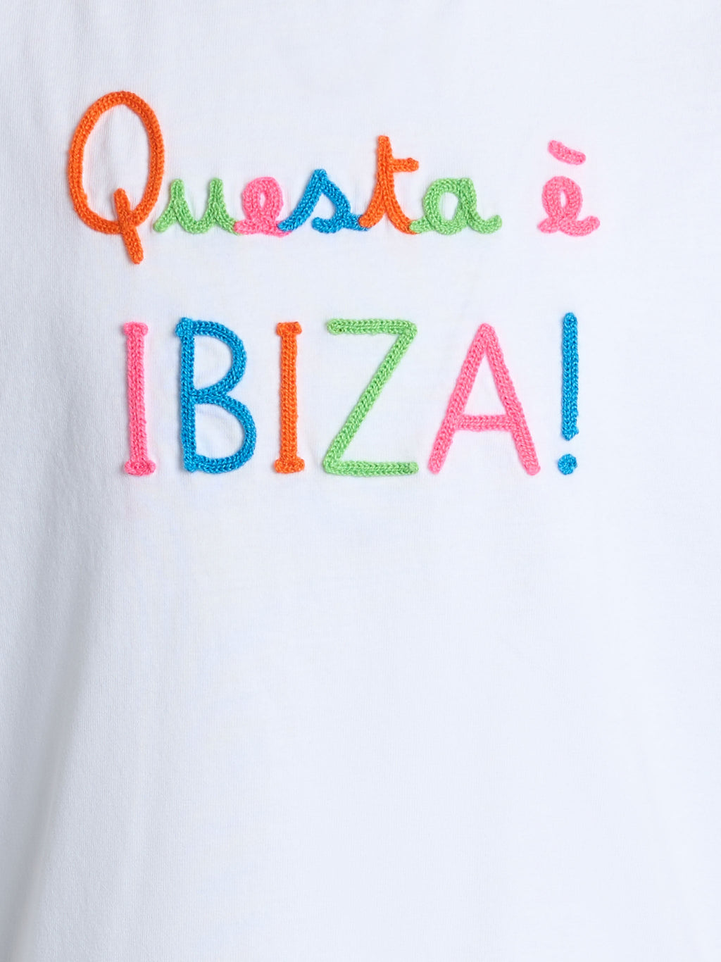 T-shirt Elly bianca con ricamo Questa è Ibiza product image 2