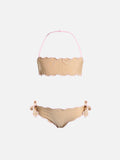 Bikini a fascia Emy con dettagli in lurex