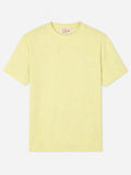 T-shirt Gary gialla in spugna con ricamo logo product image 1