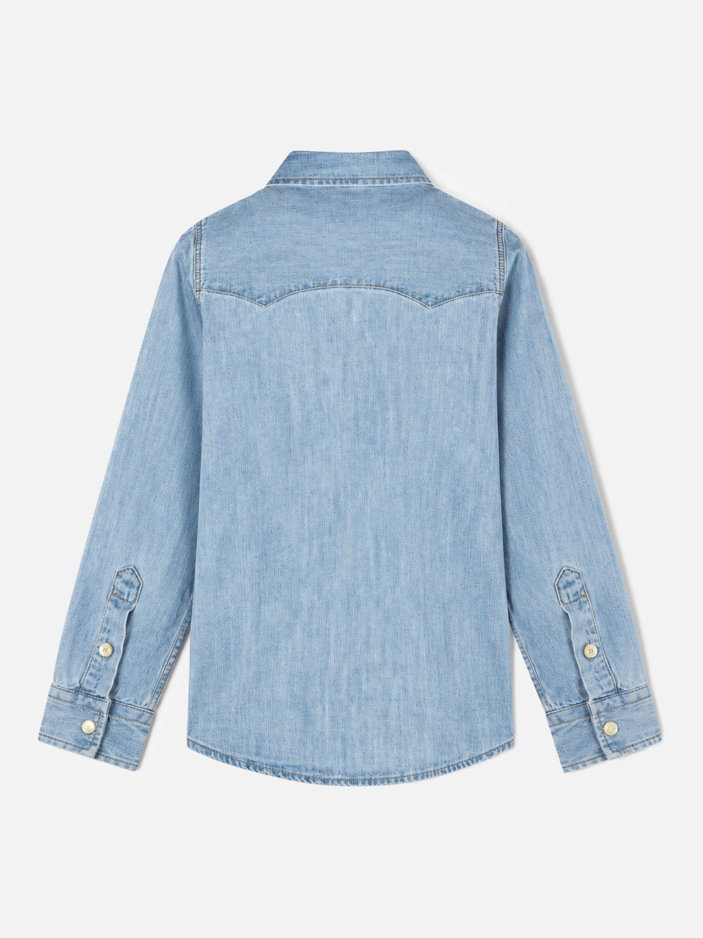 Camicia western Greg Jr azzurra in denim product image 3