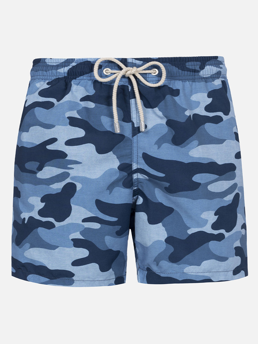 Costume mare Gustavia con stampa camouflage denim