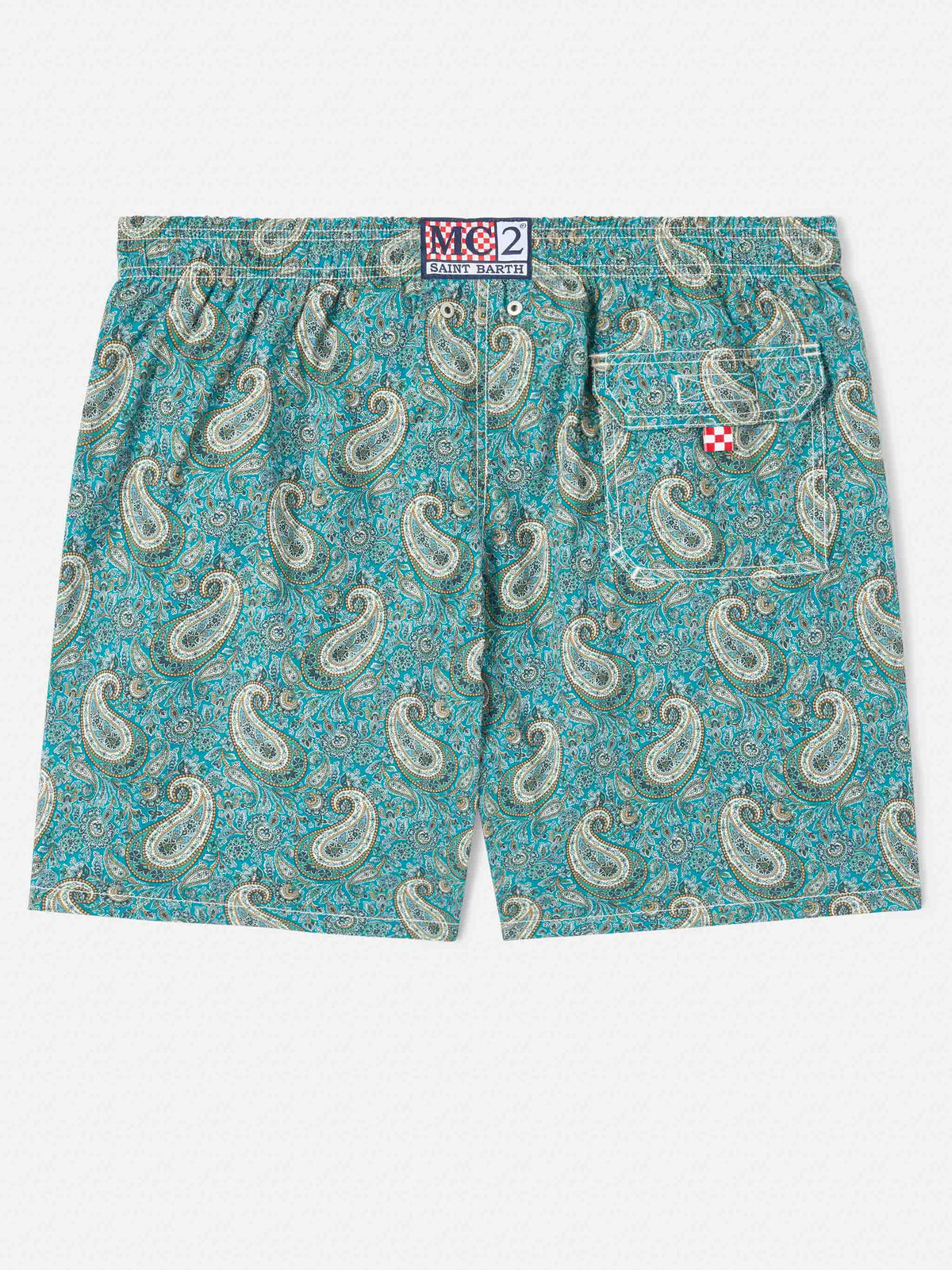 Costume mare Gustavia con stampa paisley | Made with Liberty Fabric