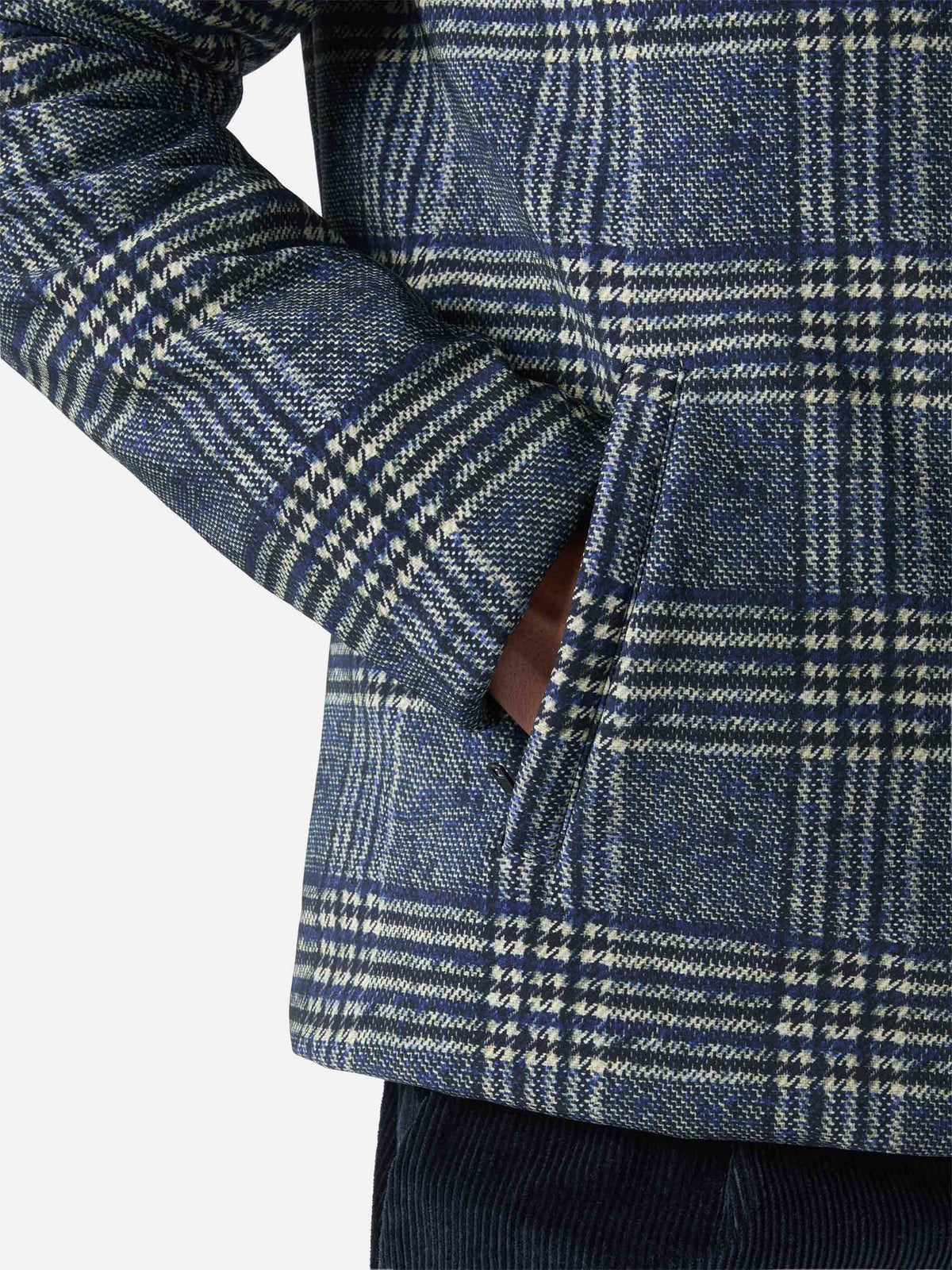 Piumino Hamilton nero con stampa principe di Galles product image 3