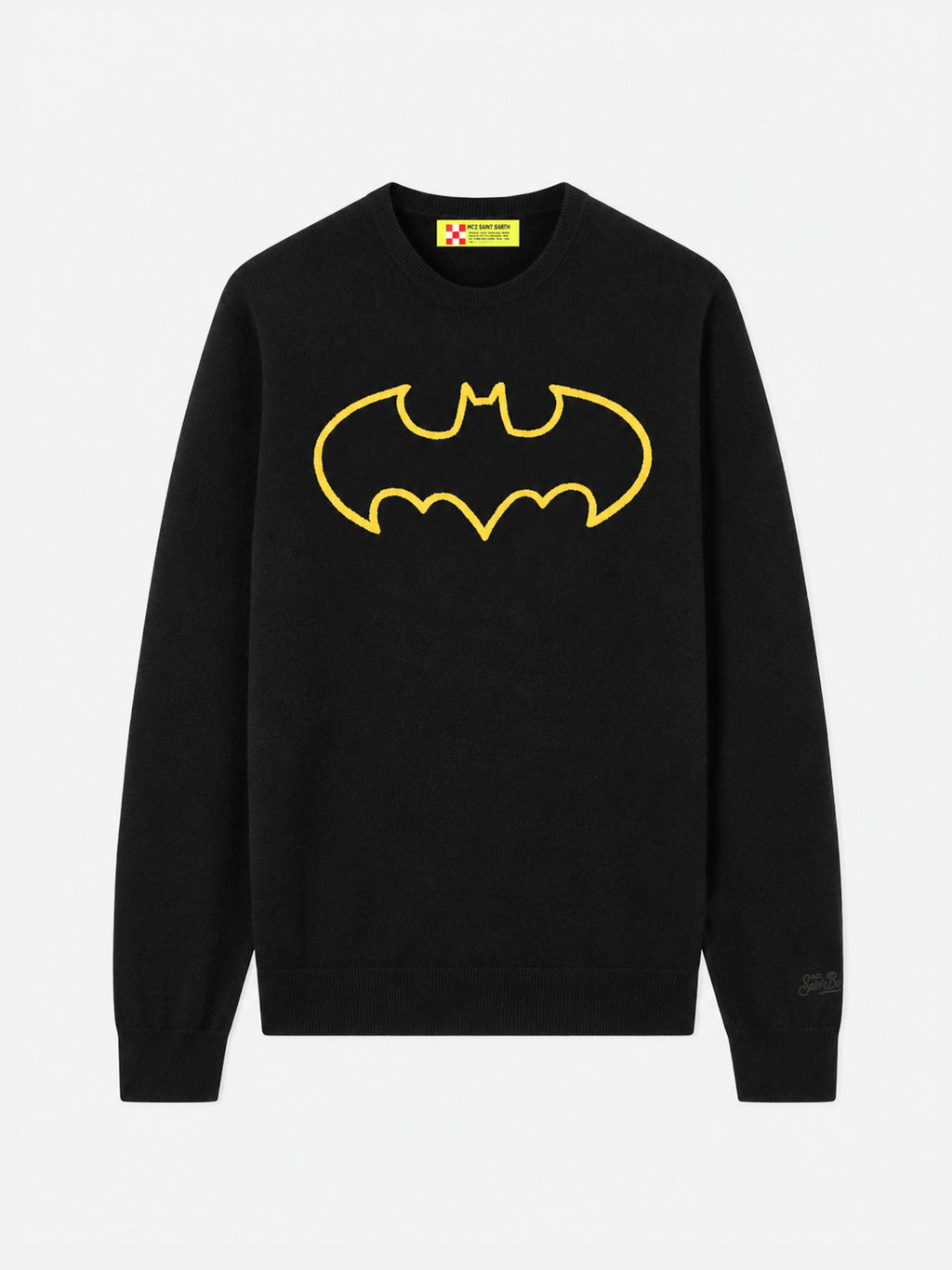 Maglia Heron nera con ricamo logo Batman | Special Edition