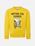 Felpa Hutton gialla con stampa Snoopy Waiting for Summer product image 1