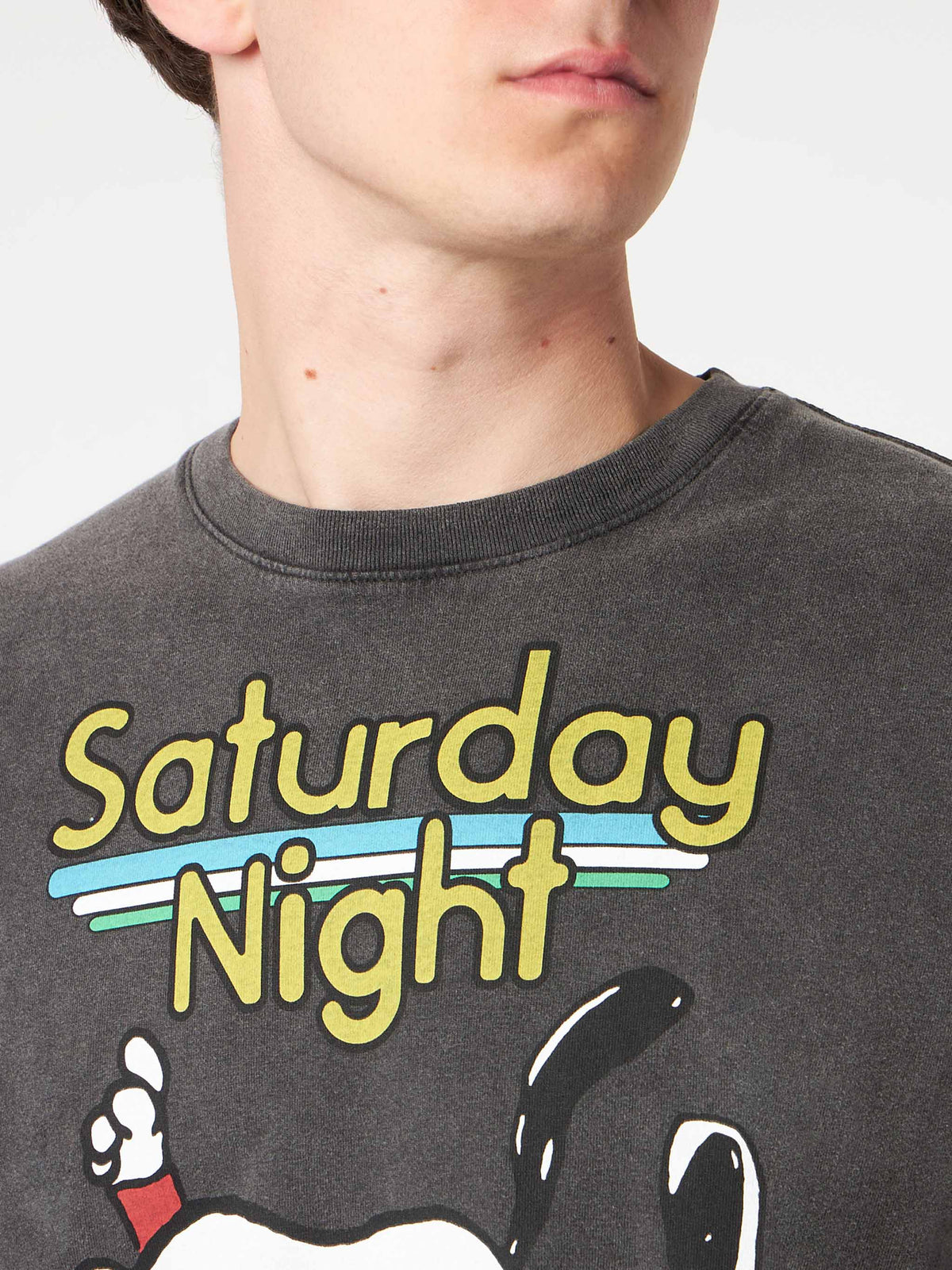 T-shirt Jack nera con stampa Snoopy ballerino | Special product image 3