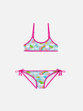 Bikini bralette string Jaiden con stampa Care Bears | Special Edition