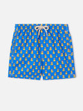 Costume mare Jean Lighting blu con stampa ducky natalizia
