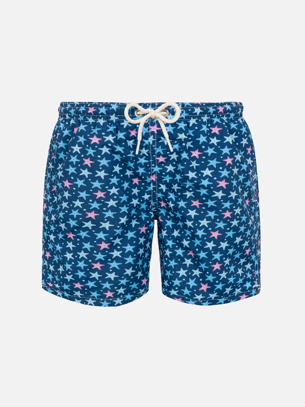 Costume mare Jean Lighting blu navy con stampa stelle marine party