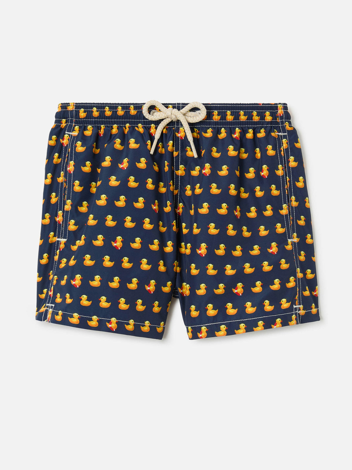 Costume mare Jean Lighting blu navy con stampa ducky