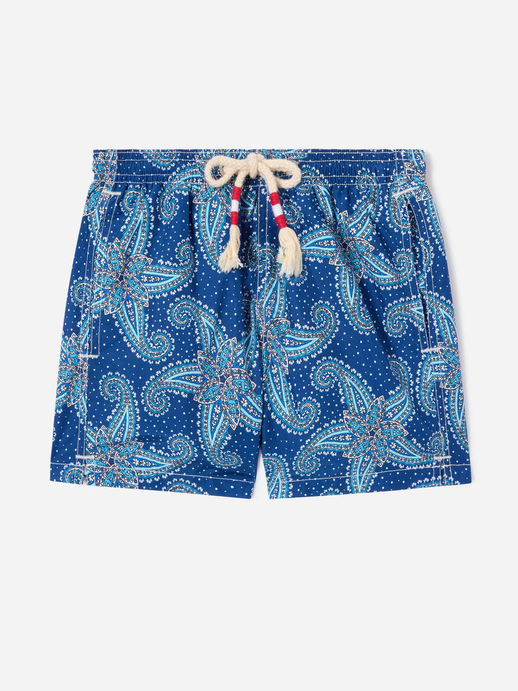 Costume mare Jean Lighting 70 blu navy con stampa paisley
