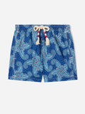 Costume mare Jean Lighting 70 blu navy con stampa paisley