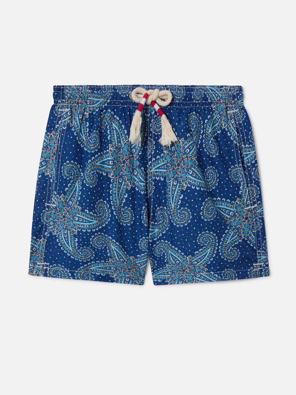 Costume mare Jean Lighting blu navy con stampa paisley