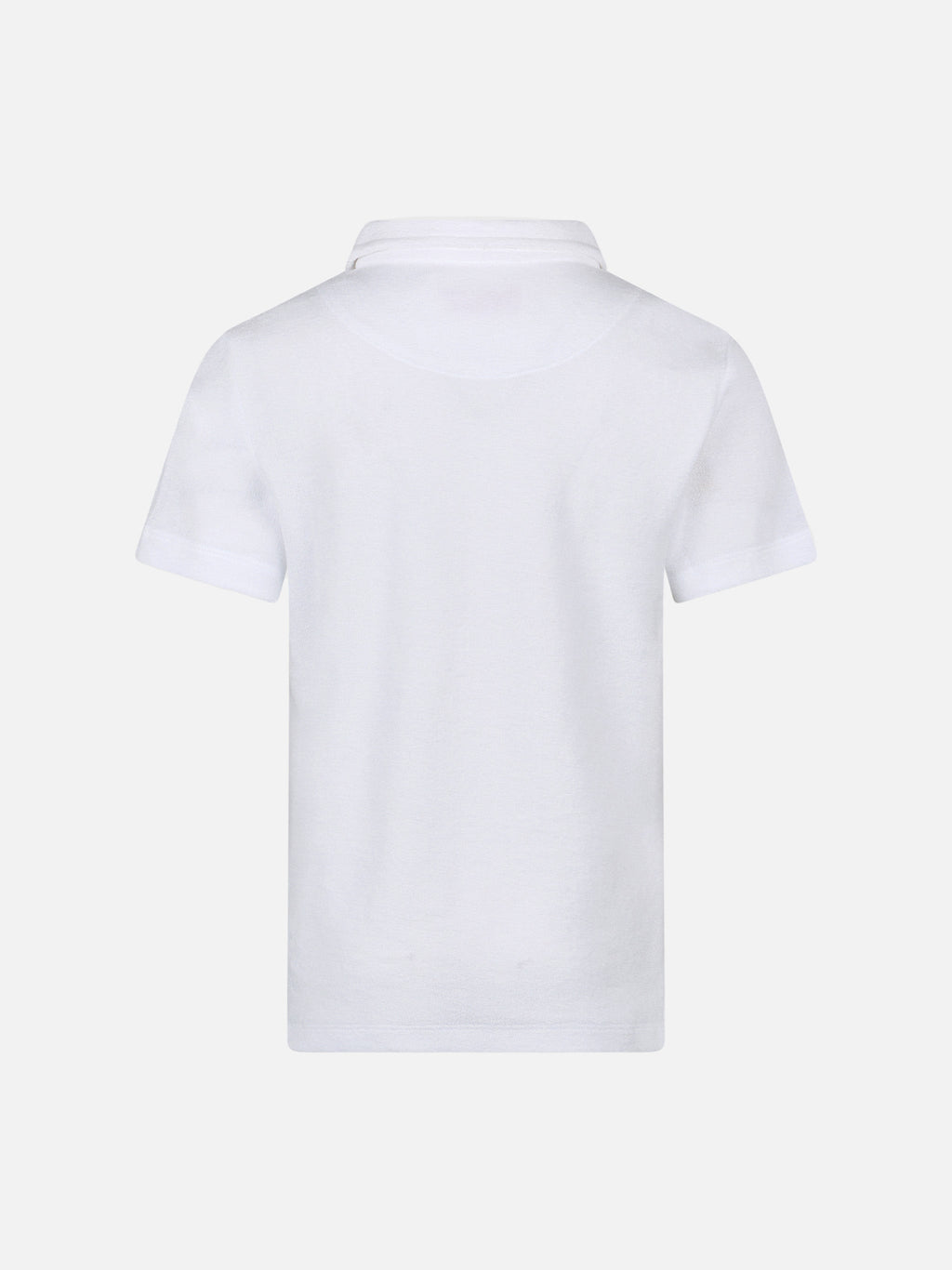 Polo Jeremy Jr bianca in spugna product image 3