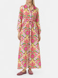 Abito Jodie in cotone con stampa ikat
