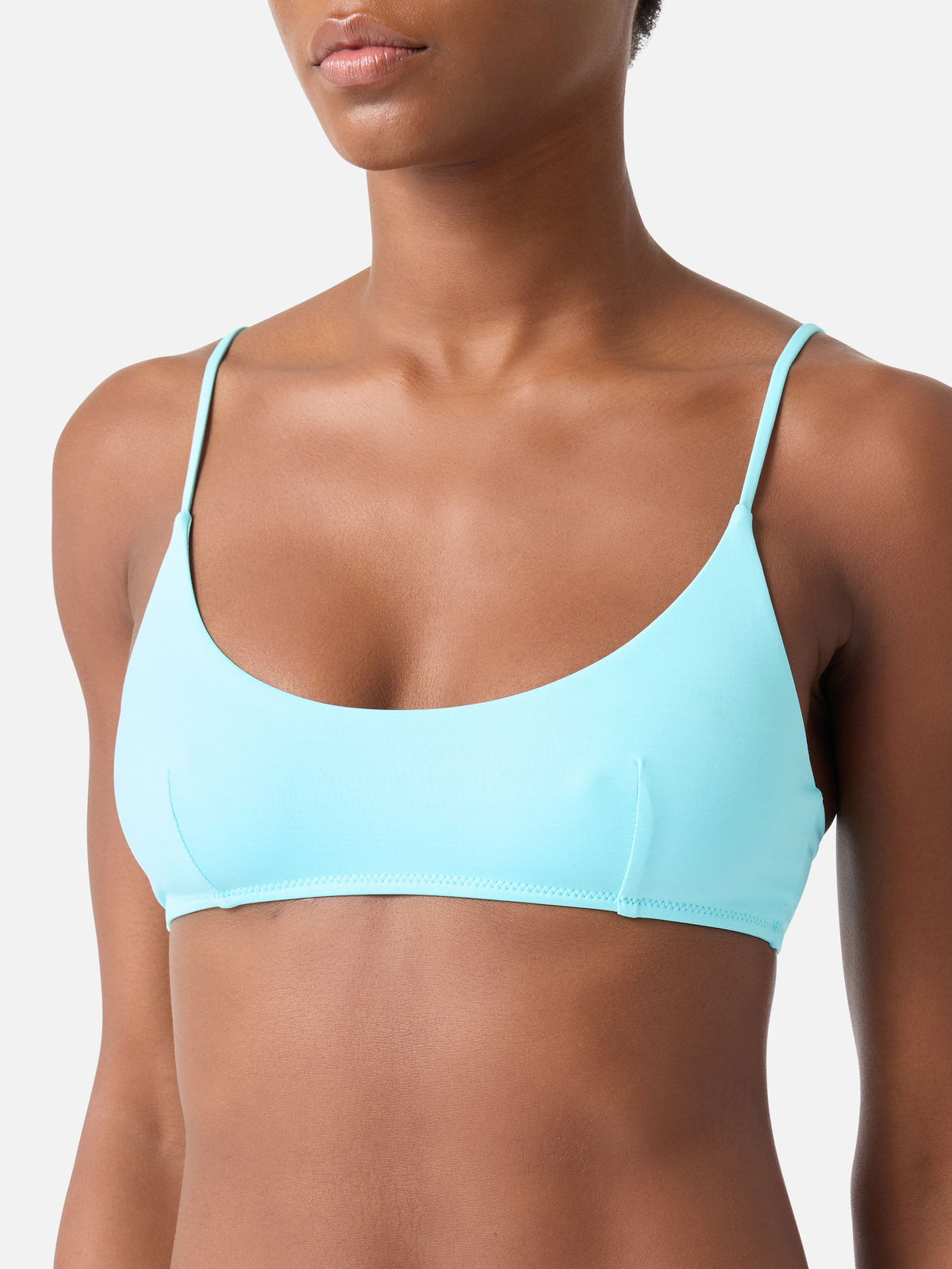 Top bikini bralette Judy verde acqua