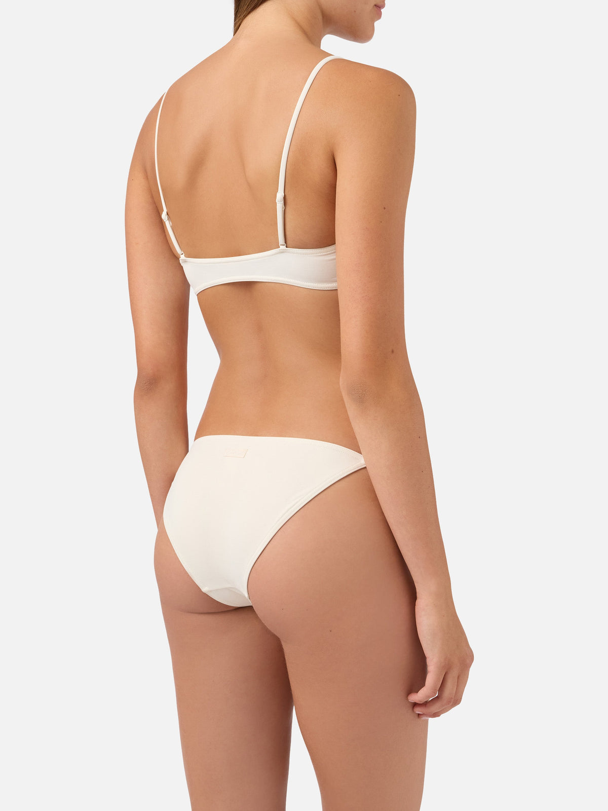 Bikini Judy Virgo bralette crema con laccetti
