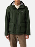 Giacca Kauris Pocket verde militare con cappuccio product image 1