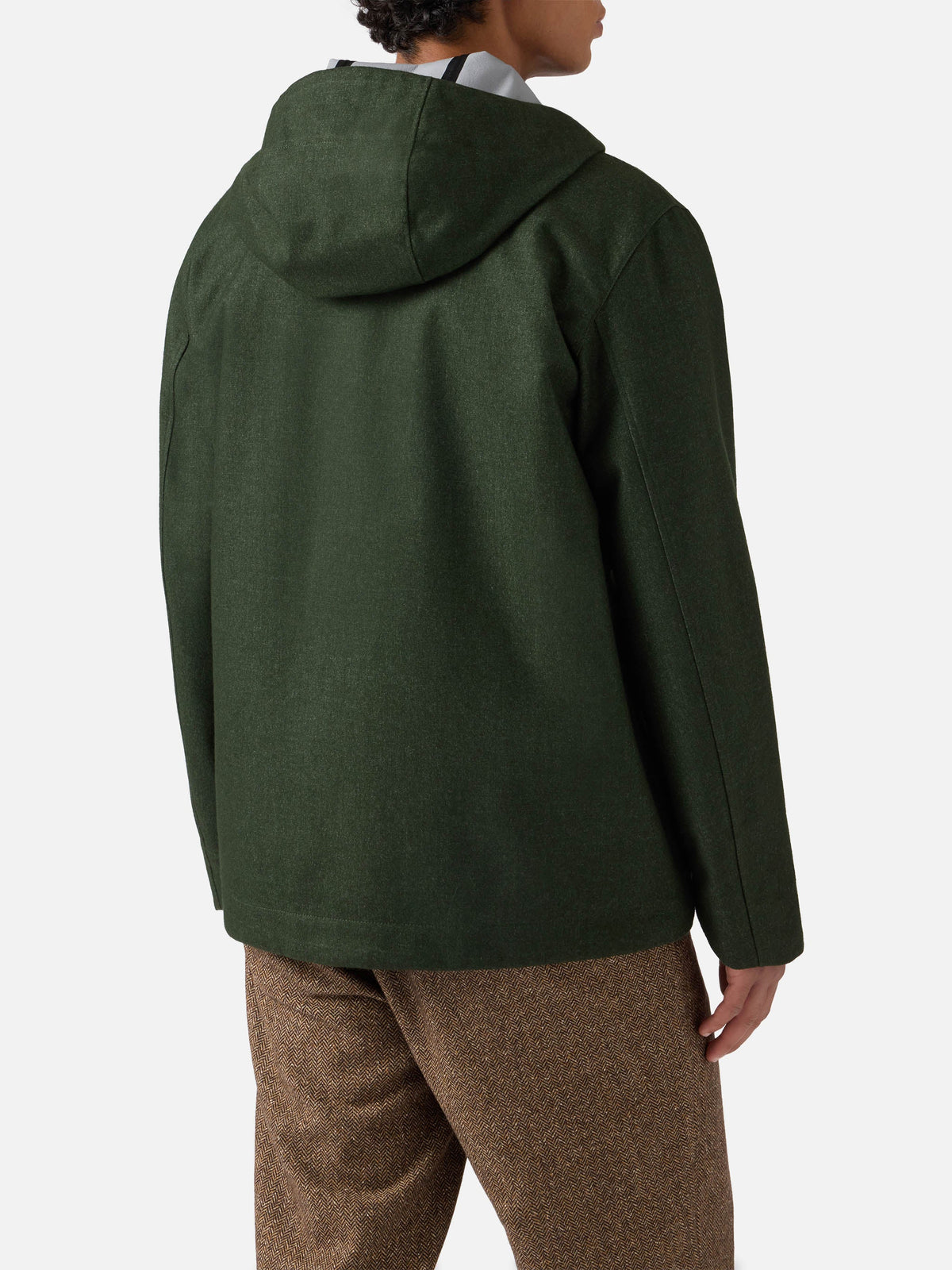 Giacca Kauris Pocket verde militare con cappuccio product image 4