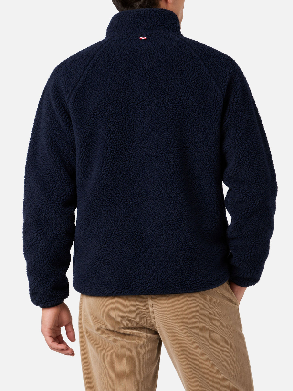 Giacca Keystone blu in sherpa con tasche a quadri product image 3