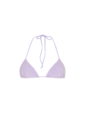 Top bikini a triangolo Leah lilla in spugna