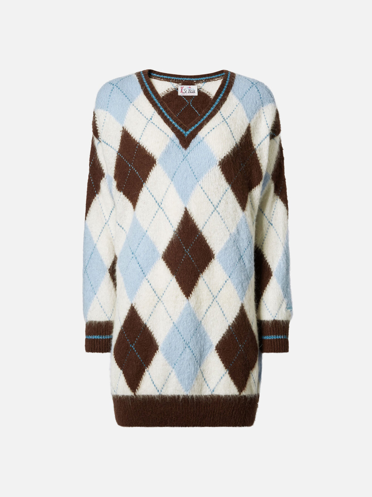 Abito Leonie Soft con jacquard argyle | Special Edition