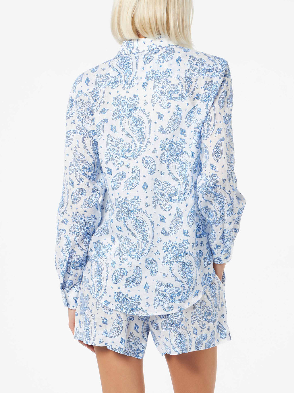 Camicia Meredith in lino con stampa paisley product image 2
