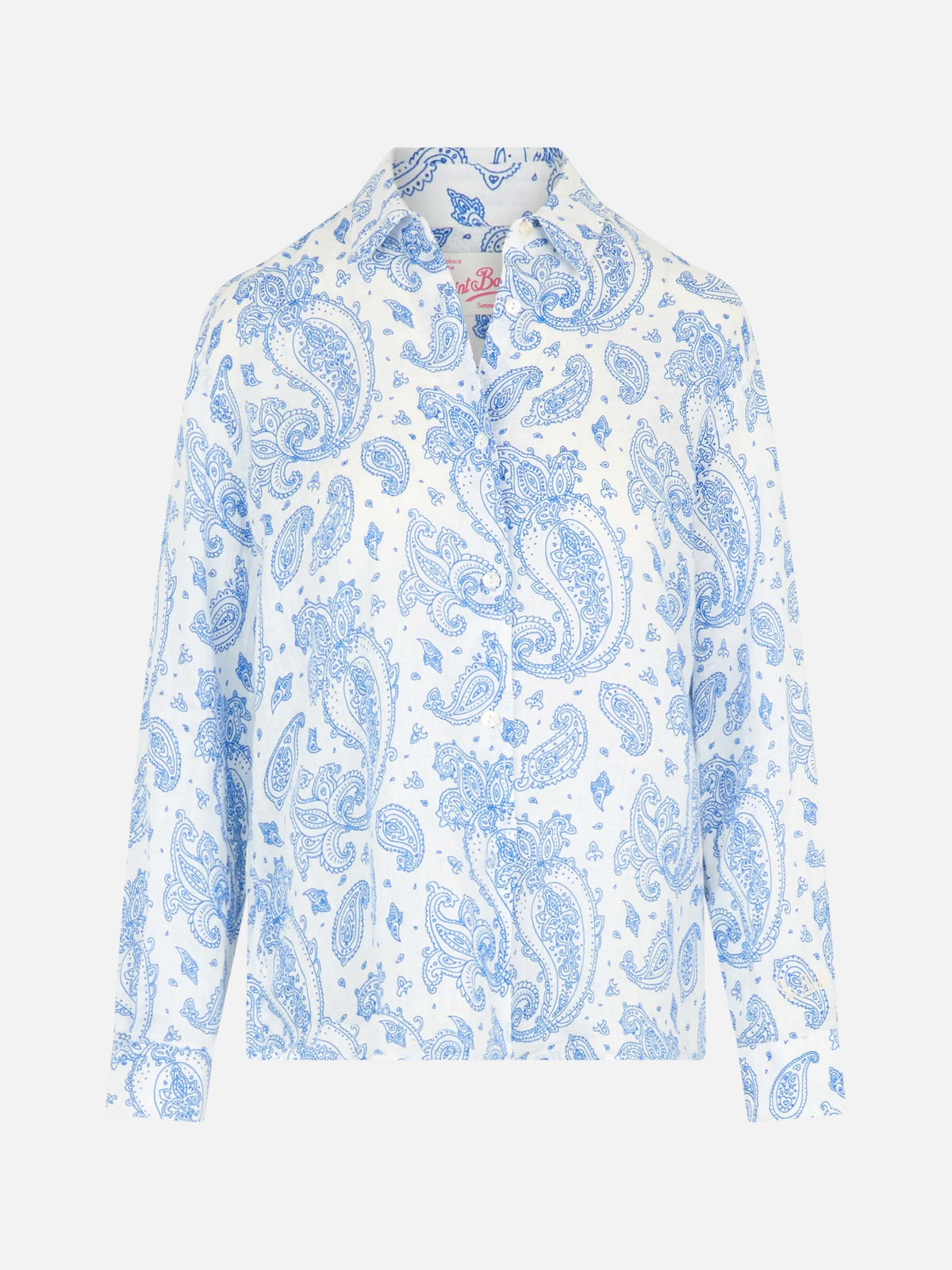 Camicia Meredith in lino con stampa paisley product image 4