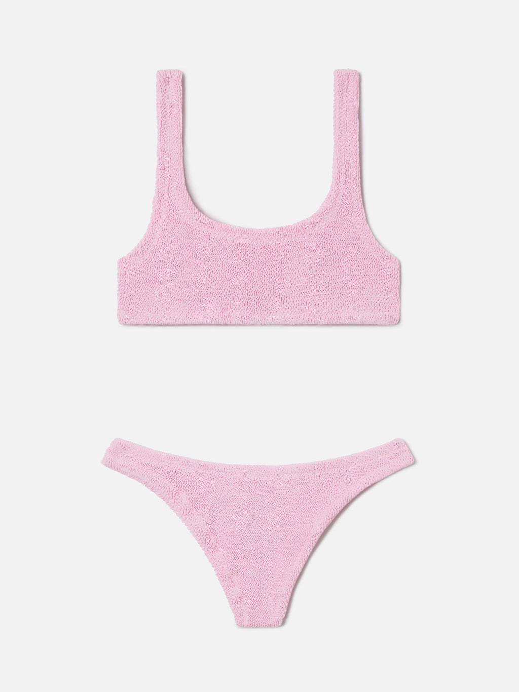 Bikini Naima Naomi in tessuto crinkle rosa