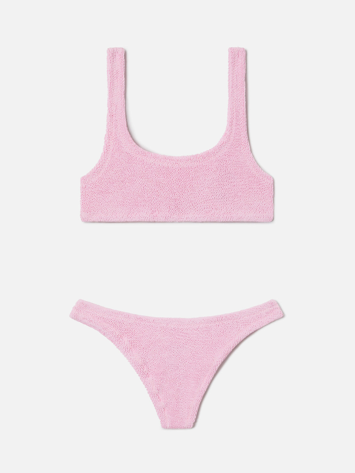 Bikini Naima Naomi in tessuto crinkle rosa