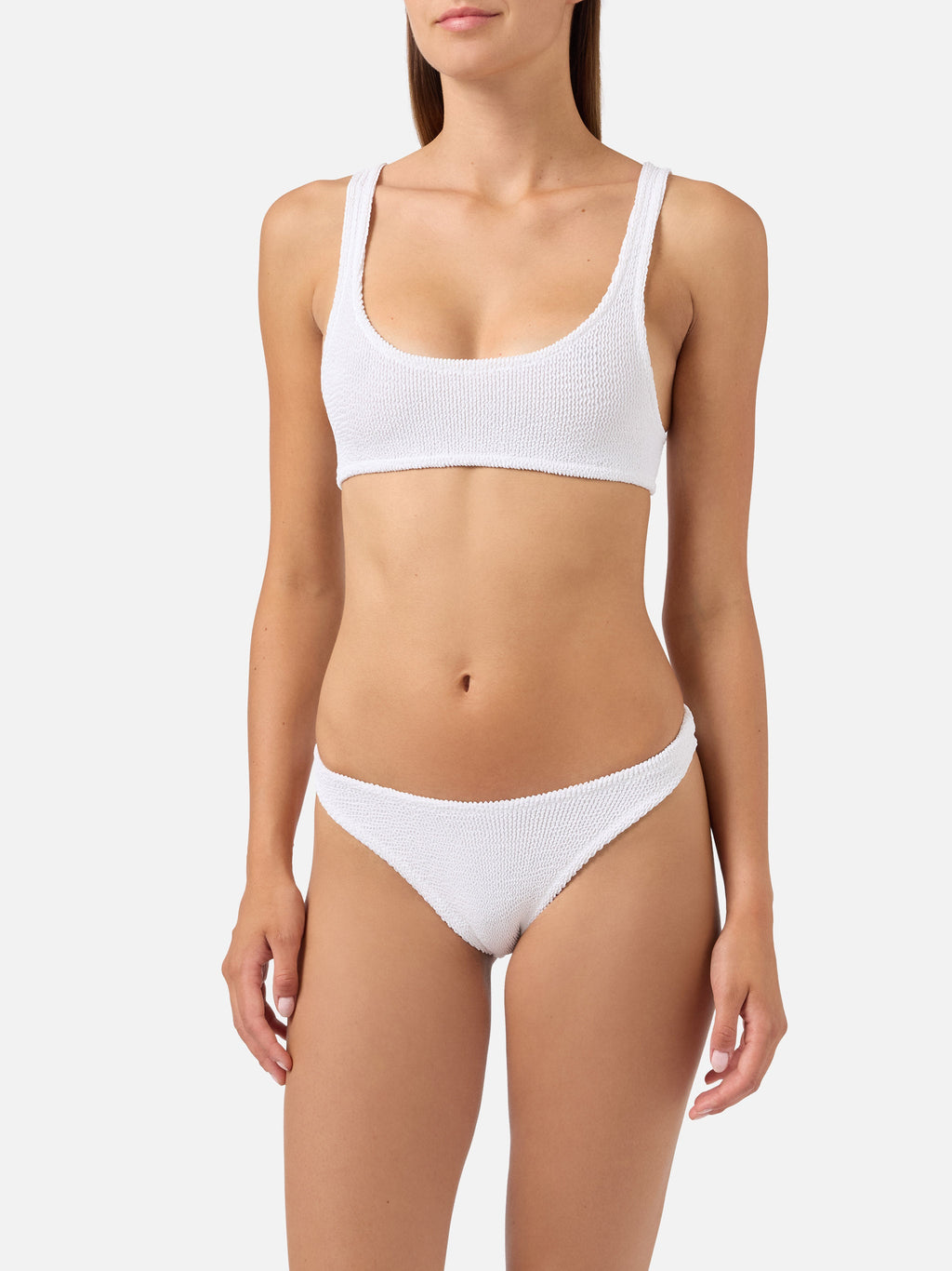 Bikini Naima Elise crinkle bianco