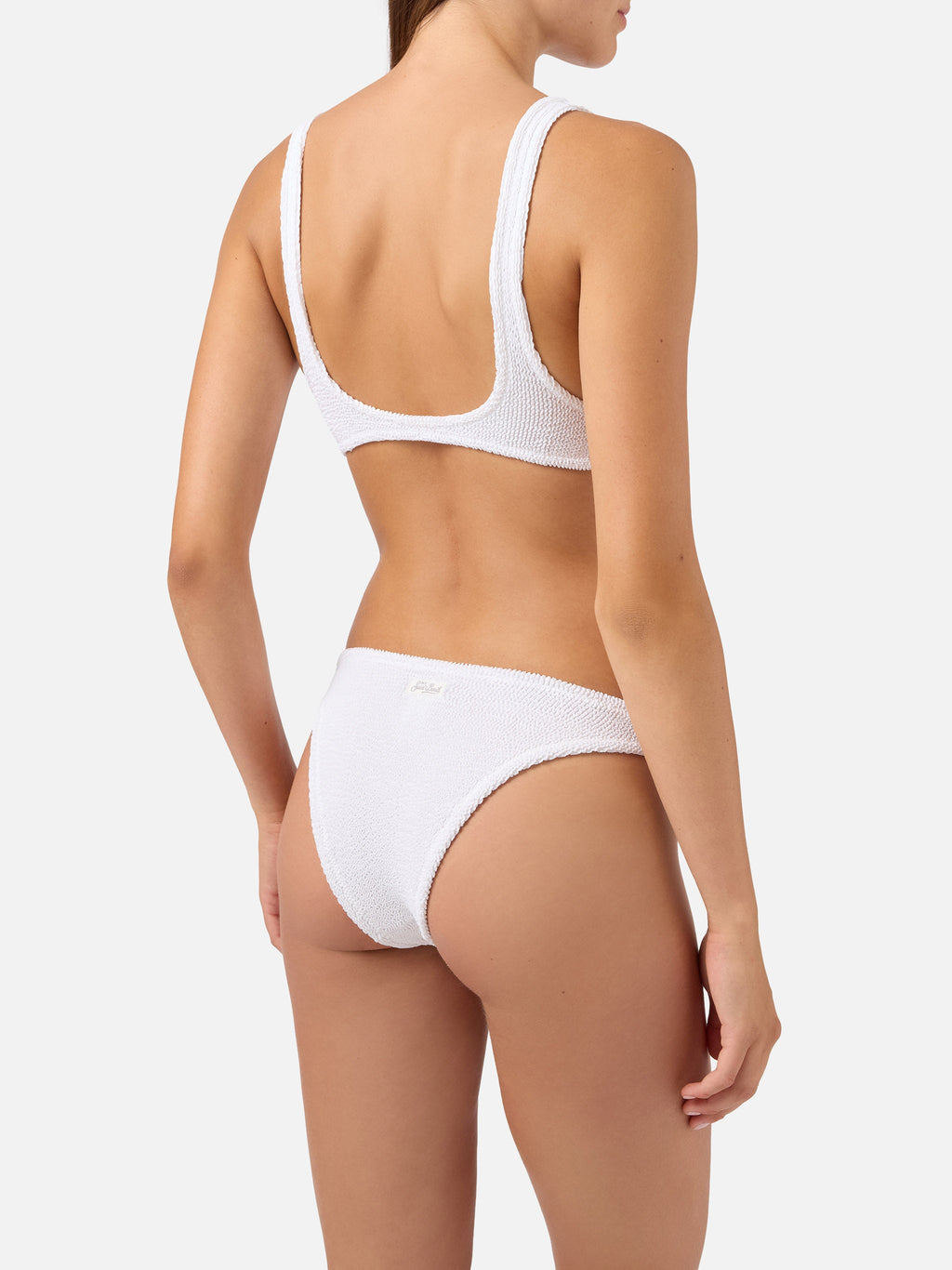 Bikini Naima Elise crinkle bianco
