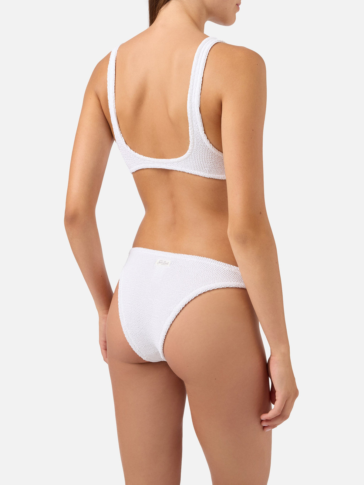 Bikini Naima Elise crinkle bianco