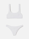 Bikini Naima Elise crinkle bianco