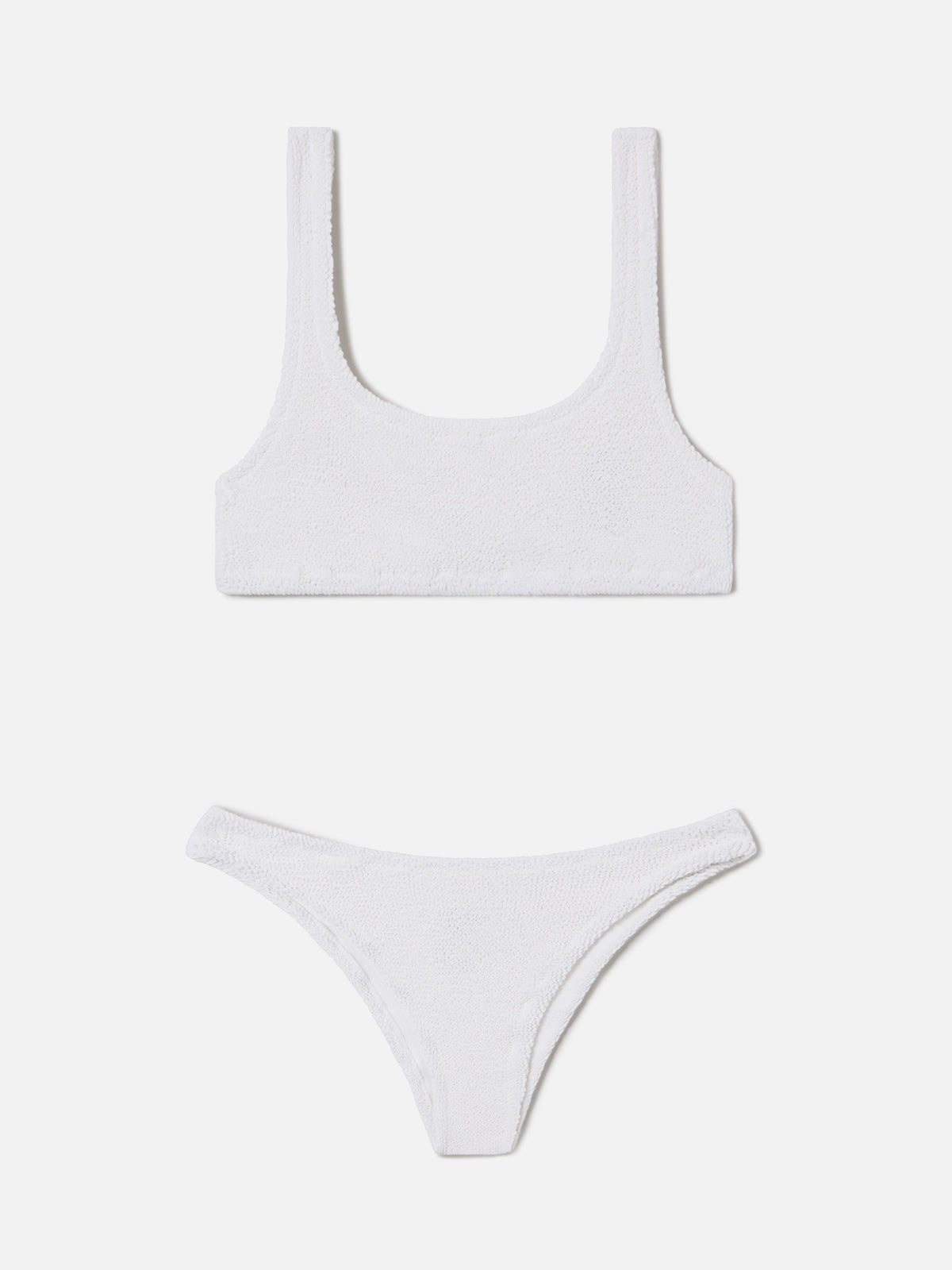 Bikini Naima Elise crinkle bianco