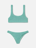 Bikini Naima Elise crinkle verde salvia
