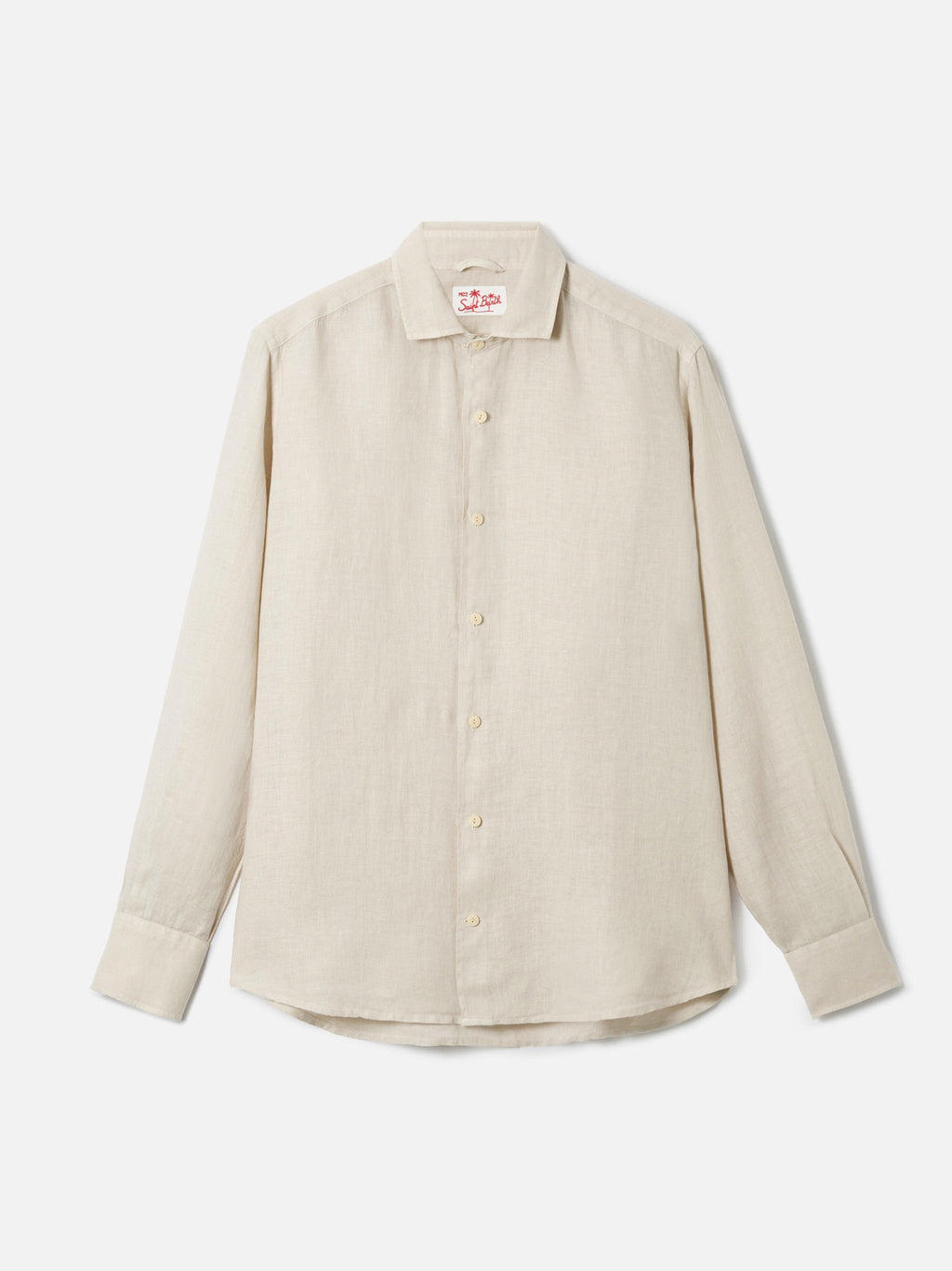 Camicia Pamplona bianco panna in lino product image 4