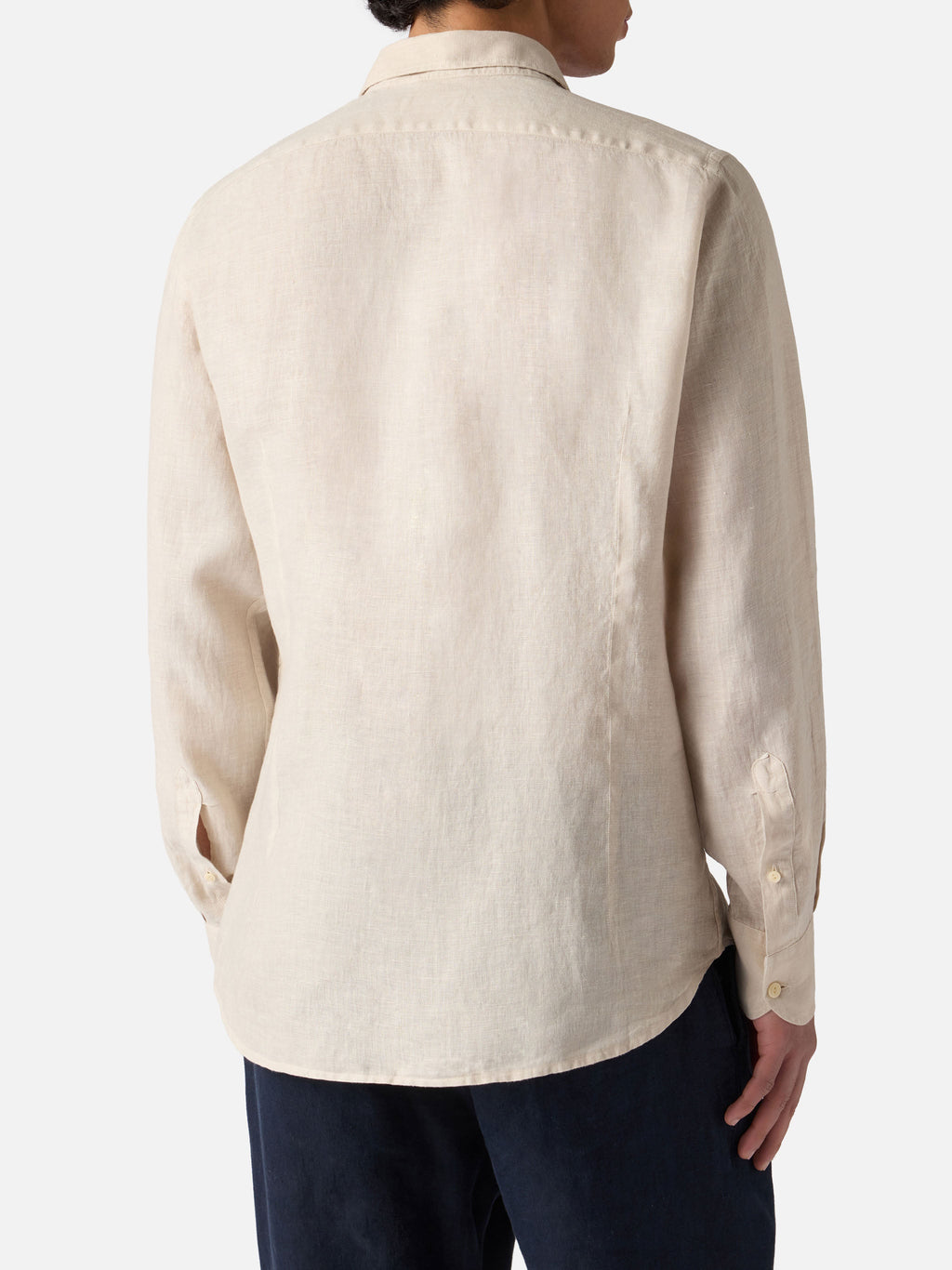 Camicia Pamplona bianco panna in lino product image 3